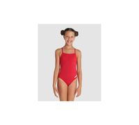 (24) Arena Girls Team Swimsuit Solid Challenge Athletic Sports style one-piece Red