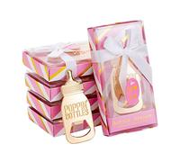 24 Baby Corkscrew Baby Shower Favorites, Gifts, Decorations, or Souvenir Guest Gift Boxes, pop up Designed for Boys or Girls (24 Pack Pink)