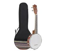 24” Beginner Banjo, 4-String Banjo Guitar with Gig Bag, Spare Strings & Picks, Strings Musical Instrument for Beginners