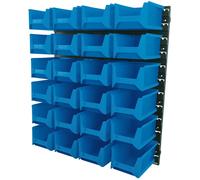 24 Bin Wall Storage Unit, Large Bins
