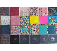 24 Birthday/Open Cards Multipack for Women, Men and Children 15 x 15cm Square Assorted Pack of Birthday Cards Mixed All Blank Inside, and come with Envelopes all on High Quality 300GSm Board