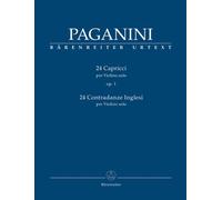 24 Capricci op. 1 per Violino Solo / 24 Contradanze inglesi per Violino Solo (Erstausgabe)