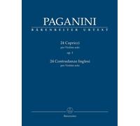 24 Caprices Op.1 & 24 Contradanze Inglesi Niccolò Paganini Violin