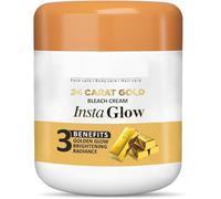 24 Carat Gold Bleach Cream for face and Body Golden Glow, Reduces Blemishes, de tan and Reduce Pigmentation, for Glowing Skin Beautiful Skin for Men and Women, 400g