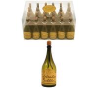 24 Champagne Bottle Wedding Bubble Favours Party Table Decoration Confetti