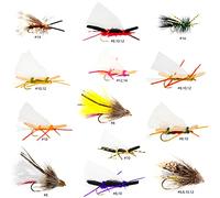 24 Chubby Chernobyl Ant, Muddler Minnow, Stimulator Trout Fly Fishing Assortment | Trout, Bass, Pike, Baitfish Flies