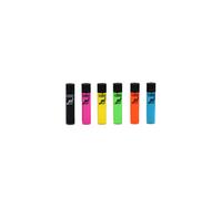 24 Clipper CKJ11RH Classic Large Electronic Jet Flame Shiny Colours Lighters - CKJ1B002UKH