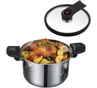 (24 Cm) Pressure Cooker - Pressure Cookware for Household and Family - Ergonomic Cookware for Efficient Cooking at Family Celebrations & Meetings with Friends