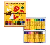 24 color Sakura Color pastel crayon rolling thickly (japan import)