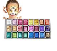 24 Colors Watercolor Set - 5.5×2.4×0.2 inch Pearl Paint Pandes Sparkle Effect Kit Art Supplies for Professionals Beginners Students Portable Design Vibrant Colors