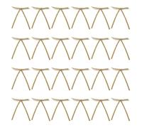 24 Creative Gorgeous Flannel Bowknot Charms for Brightly Colored Wedding Decorations and Seasonal Festivals