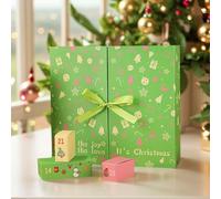 24-Day Advent Box - Christmas Calendar Boxes 2025 | Empty Holiday Organizer Case, DIY Fillable Gift Containers for Candy Jewelry Treats Cards Stocking Stuffers, 13.19x12.01x3.15 inches