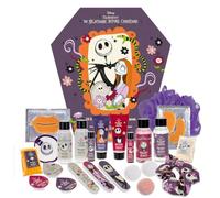 24 Day Advent Calendar Disney Nightmare Before Christmas Bath/Body Edition | Set Includes Varies Different Bath & Body Cosmetics, Christmas Gift Set, 1.98lbs, H17.7 x W15.9 x D1.9in, Mad Beauty