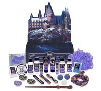 24 Day Advent Calendar, Harry Potter Hogwarts Bath & Body Cosmetics Edition | Set Includes Foot Lotion, Bubble Bath, Clay Masks, Bath Milk, Bath Salts, Bath Fizzers, Lip Balms, Body Lotion and Many More