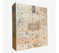 24-Day Cheese Advent Calendar - Ideal for Cheese Lovers and Festive Celebrations - Premium Cheddar, Edam, Gouda, and Herb Varieties in Individually Portioned 20g Slices - Christmas Countdown