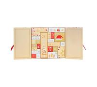 24 Day Christmas Count Down Calendar Reusable Paper Boxes Holiday Decoration For Candy Gifts Family Tradition Activity Advent Calendar For Bedroom Decoration