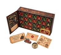 24-Day Christmas Mystery Advent Calendar, 2D Acrylic Puzzle Game，#b | Escape Room Countdown with 6 Story Themes, Daily Clues & Surprises, Holiday Gift for Family, Teens & Adults