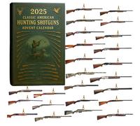 24-Day Classic American Shotgun Countdown Box Christmas Advent Calendar，Christmas Countdown Gifts