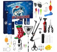 24-Day Countdown Christmas Advent Calendar Blind Box - Fishing Tackle Set with Daily Surprise Accessories, Creative Gift for Fishing Enthusiasts & Outdoor Anglers