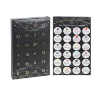 24-Day Crystal Advent Calendar - Daily Surprise Gemstones, Bracelets, Necklaces, and More, Countdown to Christmas with Healing Crystals, Gift for Crystal Enthusiasts