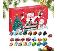 24 Day Kit, Cars Toys Christmas Calendar | Educational Toy for Boys Girls Home Family Party Leisure