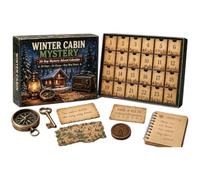 24-Day Mystery Adventure Advent Calendar 2026, 24 Days Christmas Countdown | Interactive Storytelling, 24 Clues Included, Final Reveal, For Couples, Holiday Collection