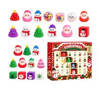 24 Day Squeeze Sensory Toys, Cute Mini Funny Soft Stress Relief Fidgets | Fidget Toys For Kids, Teens And Adults, Party Favors, Classroom Prizes, Halloween , Office, Study Breaks, Home