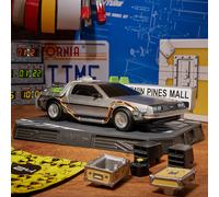 CC Countdown Characters 2024 Twin Pines Mall DeLorean Time Machine Buildable Advent Calendar - Official Back To The Future Collectible Character Statue
