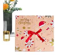 24 Days Christmas Countdown Boxes - Seasonal Christmas Paper Holiday Gift Packaging Decorative Creative Display Set Lovely Winter Accessory |