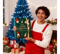 24 Days Christmas Countdown Calendar, Gnomes 2025, Cute Hanging 2D Acrylic Gnome Pendant Ornament for Home, Wall, Door, Christmas Tree Decoration