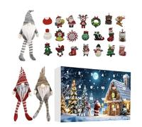 - 24 Days Countdown | , A Plush Pendant, Cartoon Christmas Decoration for Children