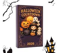 24 Days Countdown to Halloween Calendar 2D Acrylic Mini Halloween Ornaments