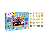 24 Days Dumpling Advent Calendar, Mini Food Squeeze Toy, Mini Food Hunt with 24 Pcs Foods Squeeze Toys Blind Boxes, Mystery Foods Soft Squeeze Toy, Dumpling Squishies Toys