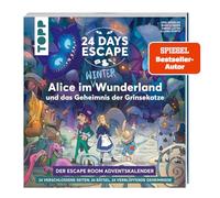 24 DAYS ESCAPE - Der Escape Room Adventskalender: Alice im Wunderland und das Geheimnis der Grinsekatze: Verschlossene Rätselseiten & XXL-Poster. Der Escape-Game-Bestseller