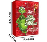 24 Days Grinch Advent Calendar Xmas Gift