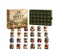 24 Days of Sheep Advent Calendar 2026, 24 Woolly Figures 2D | 24 Days of Sheep Advent Calendar 2026, 24 Woolly Figures for Christmas Fun