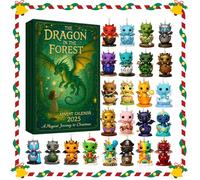 24 Days The Dragon in The Forest Advent Calendar 2025, Dragon Advent Calendar 2025, 3d Dragons Advents Calendar-2025, Advents Calendar-2025 Dragons, for Myth and Dragon Lovers (a)