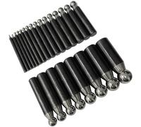 24 Doming Punch Set made of Steel Dapping craft metal working tool 2.3-25mm face