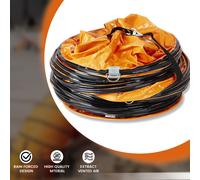 (24" Duct only) Portable Ventilator Axial Blower Workshop Extractor Fan