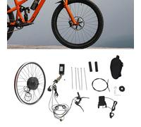24" Ebike Conversion Kit, 36V 500W Front Wheel Electric Bicycle Conversion Kit, Electric Bike Hub Motor Kit, Brushless 5 Gear Motor with Display & PAS Sensor, Compatible with Disc & V-Brakes