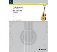 24 Etudes Opus 48 Mauro Giuliani Book [Softcover] Guitar Schott Music