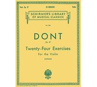24 Exercises, Op 37: Schirmer Library of Classics Volume 328 Violin Method (Schirmer's Library of Musical Classics)