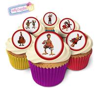 24 Fabulous Pre-Cut Edible Wafer Cake Toppers: Chicken Run