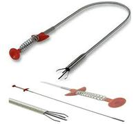 24" Flexible Spring Bendy Long Reach Thin Claw Pick UP Tool Lifting Grab Grabber