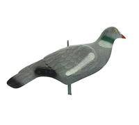 24 Flocked Pigeon Decoys Shell Pigeon Shooting Decoy Shells Including Pegs (24)