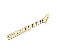24 Fret Electric Guitar Neck Nice Inlays Unfinished Guitar Neck Maples Wooden Fingerboard Accessories Wood Electric String Instrument Luthiers Tool