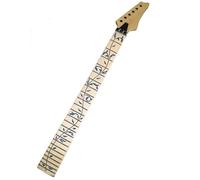 24 Frets Maple Electric Guitar Neck Maple Fingerboard Inlay Blue Wood Color Guitar Accessories Parts