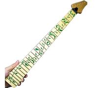 24 Frets Maple Electric Guitar Neck Maple Fingerboard Inlay Green Wood Color Guitar Accessories Parts