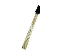 24 Frets Right Hand Electric Guitar Neck Maple Fingerboard Black Headstock Musical Instruments Accessories Parts