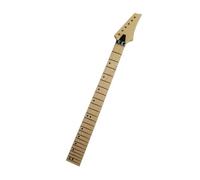 24 Frets Wood Color Maple Electric Guitar Neck Maple Fingerboard Inlay Dots Glossy Paint Guitar Accessories Parts